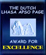Award by 'The Dutch Lhasa Apso Page'